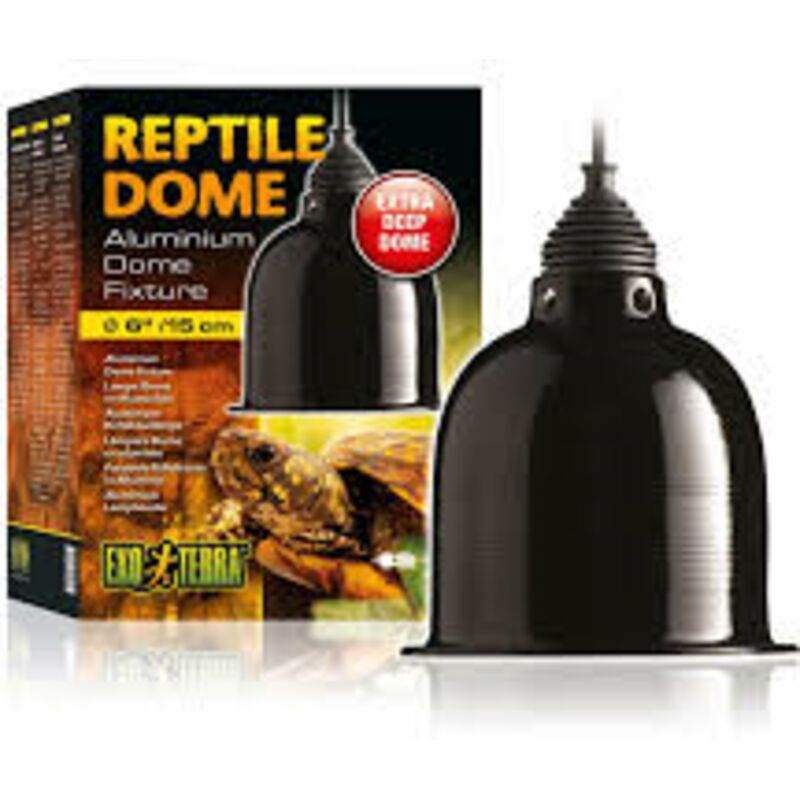 Exoterra Dome Fixture Eclairage En Aluminium Pour Reptile/amphibien Taille Small