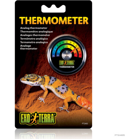 Exo Terra termómetro analógico redondo