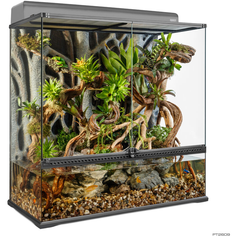 

Exo Terra terrario paludarium.364 l x-tall 90x45x90cm