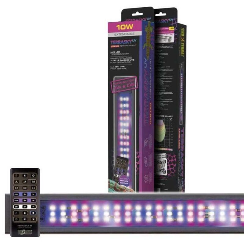Exo Terra Terrasky Uv Led Lampe Für Modernes Terrarium