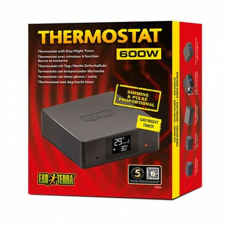 Exo Terra Thermostat dÜ a/attenua Nacht/Impuls 600W
