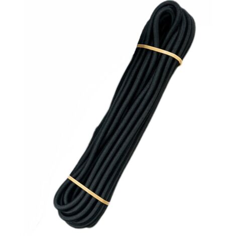 Expanderseil 6mm 10m schwarz, Gummiseil, elastisch