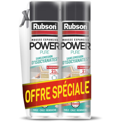 Expansionsschaum Power Bauschaum - Isolieren & Abdichten je 2 x 500ml