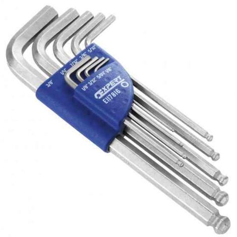Expert 8 LONG HEX KEYS SET - INCHES SPH