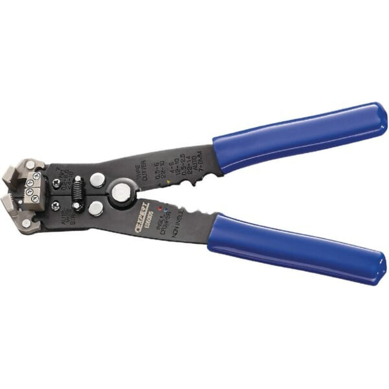 Expert - Pince à dénuder by Facom pour fil Sertissage de bornes pré-isolées ou nues , 0.5 - 6mm², 216 mm ( Prix pour 1 )