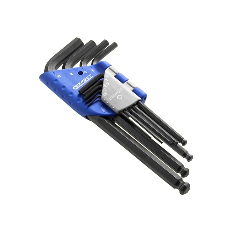 Jeu de 9 clés mâles tête sphérique 6 pans métriques - E113976 - Expert By Facom