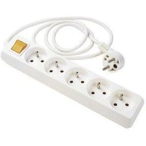 EXPERT LINE Bloc multiprise 5 prises 16A 3x1mm² avec interrupteur