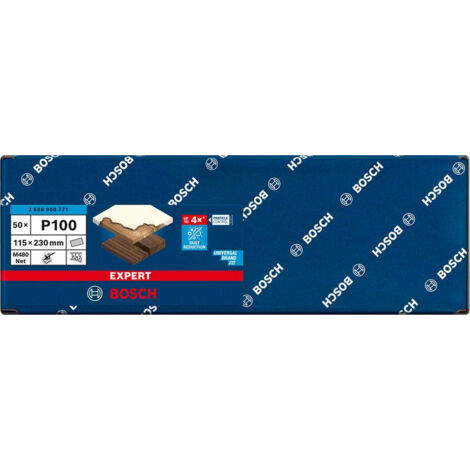 Expert M480 Schleifgitter für 115 x 230 mm Schwingschleifer G 100 50Stk. BOSCH 2608900771
