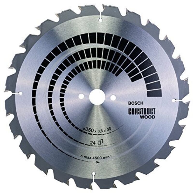 Bosch - 2 608 640 692 -de Lama Construct Sega circolare per legno (350 x 30 x 3,5 mm, 24)