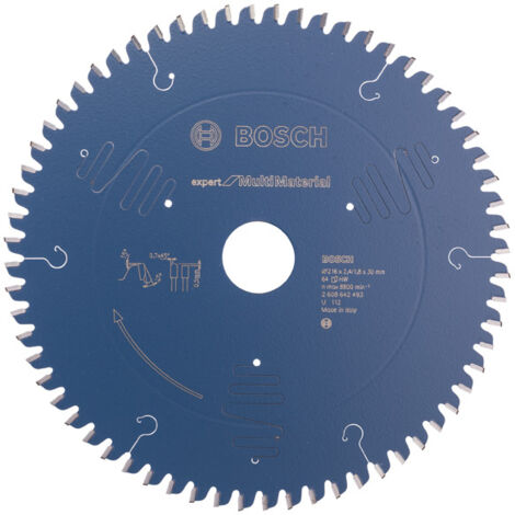 Expert per lama circolare Multi Material Ø30mm - 216 x 30 x 2,4 mm, 64 - 2 608 642 493