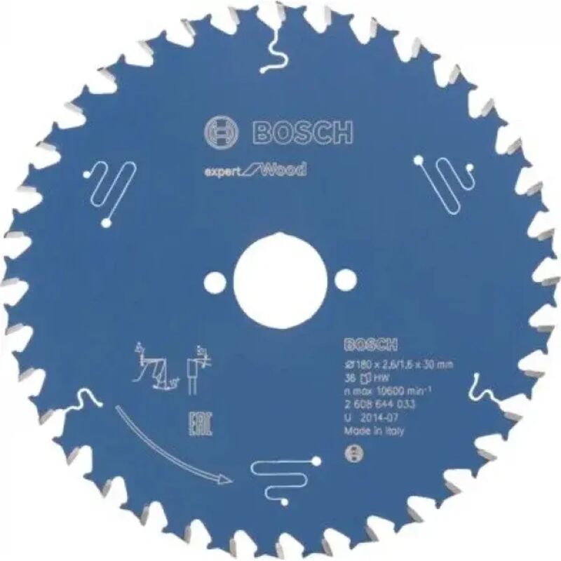Lama da sega circolare Expert per legno, 180 x 30 x 2,6 mm, 36 denti