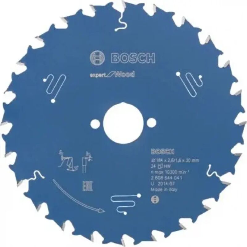Lama da sega circolare Expert per legno, 184 x 30 x 2,6 mm, 24