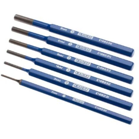 Expert – Poinçon 6 chasse-goupilles – Diamètre de tige 2 à 8 mm – Type de perforation dérive – Pour matériaux durs