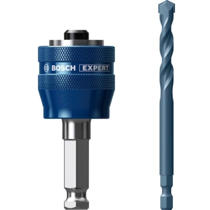 Expert power change plus con foro centrato, ø8,5 x 60 x 105 mm, 2 pezzi per trapani/avvitatori