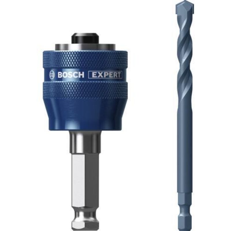 Accessorio trapano Bosch sistema cambio rapido grigio compatto