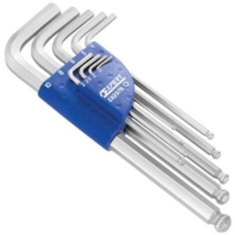 Expert SLEEVE SET 9 LONG HEX KEYS SPH HEAD