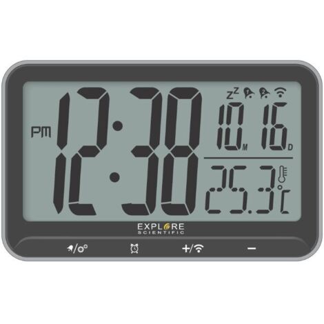 EXPLORE SCIENTIFIC Orologio Radiocontrollato Con Doppio Allarme