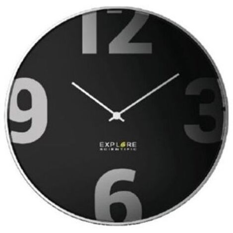 Explore Scientific RAC1002 Orologio da parete nero 25 cm