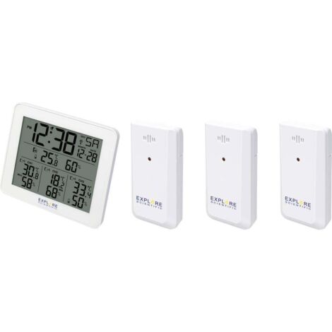 Explore Scientific WSH4003 Bianco LCD Batteria