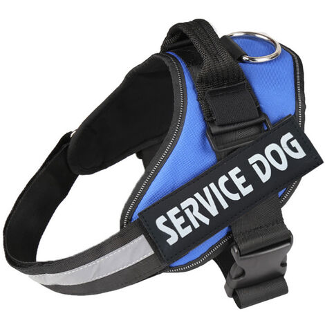 Explosion Proof Pet Supplies K9 Medium & Large Pet Chest Harnesses Vest Style Dog Pull Rope Chest Harness Blue