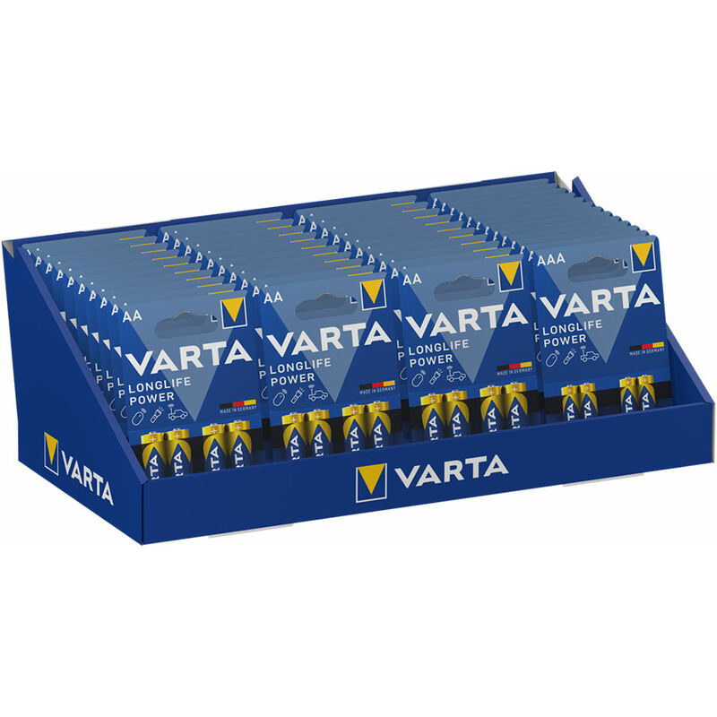 

Expos Sobremesa Varta He 30 Blister Lr06 Aa4Uni + 13 Blisters Lr03 Aaa 4 Unidades - NEOFERR..