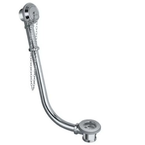 Exposed Bath Waste Chrome Chainstay Plug and Chain Ex Bathstore Salisbury