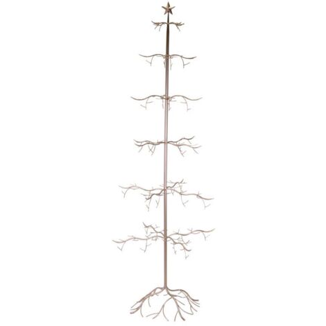 Expositor árbol metal cobre cm73x73h200