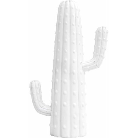 Expositor de cactus suculentos de estilo nórdico, adorno, figurita, estatua, decoración del hogar, oficina, sala de estar (blanco-F)