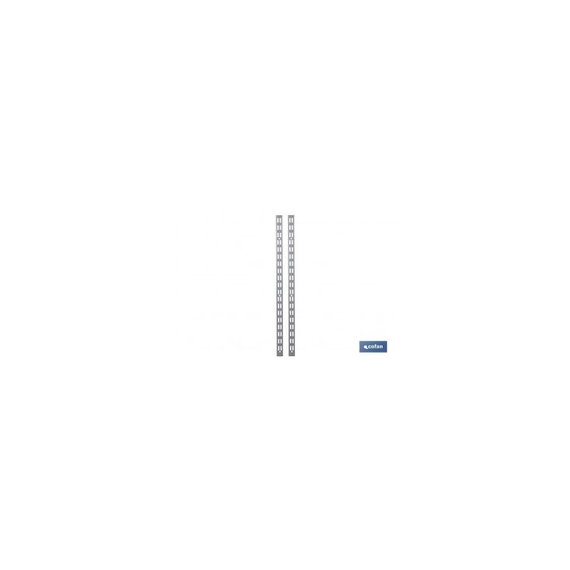 

Otros - Pack 2 cremalleras pared pestanterias 24x03x1608mm
