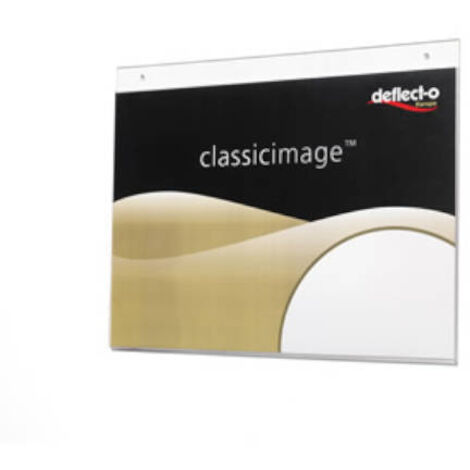 EXPOSITOR DE PARED FORMATO A4 HORIZONTAL DEFLECTO 46901