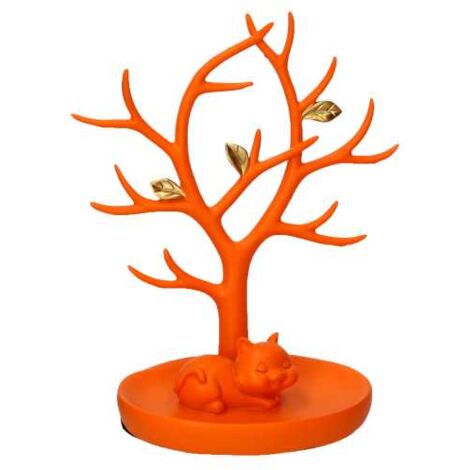 Expositor de resina naranja cm19x11x22,5