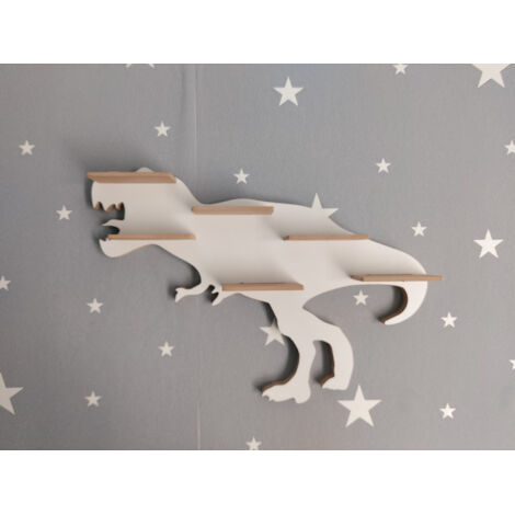 Expositor de T-Rex para figuras de animales y otros.