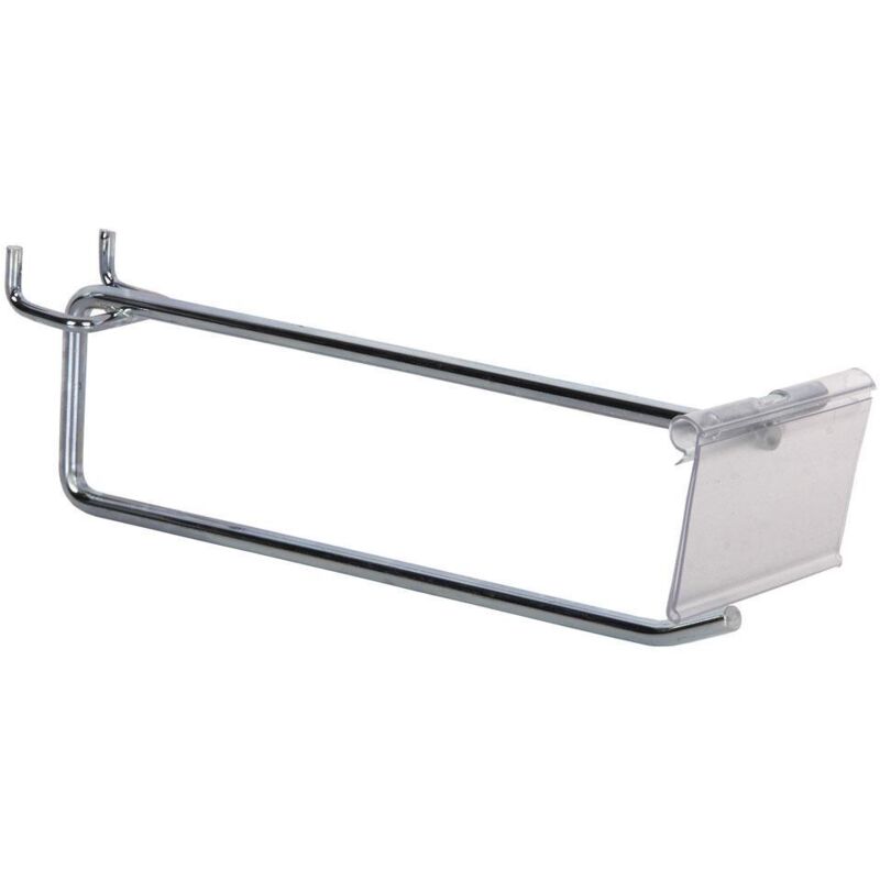 

Otros - Gancho simple con etiquetero 200x6 mm