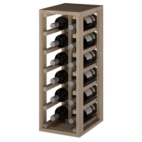 Biscottini - Botellero Vino Metal (12 x 12 x 105 cm), Botellero Vino  Vertical, Mueble botellero para 8 Botellas