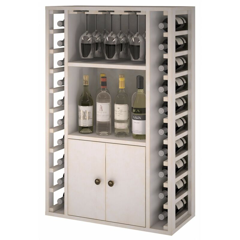 

Expovinalia EW2521 botellero pino color blanco, 20 botellas, serie godello,