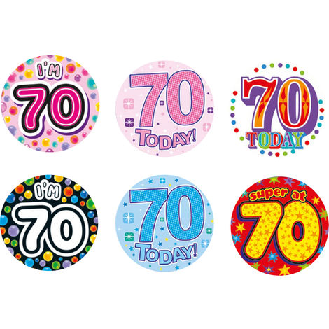 Expression Factory Badge Anniversaire 70 Multicolore Utsg 1