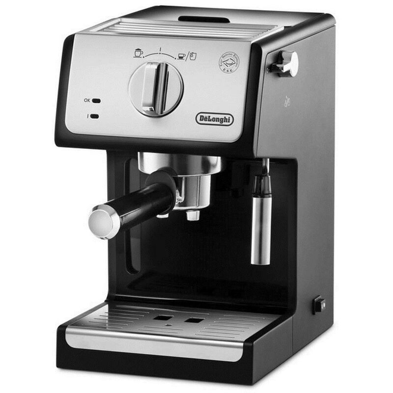 Delonghi - De'longhi - Cafetière traditionnelle à pompe pour Espresso et Cappuccino, café moulu et dose unique, 2 tasses simultanément, réservoir