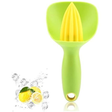 Exprimidor de cítricos con filtro de semillas, mini exprimidor ergonómico para frutas de limón y naranja.