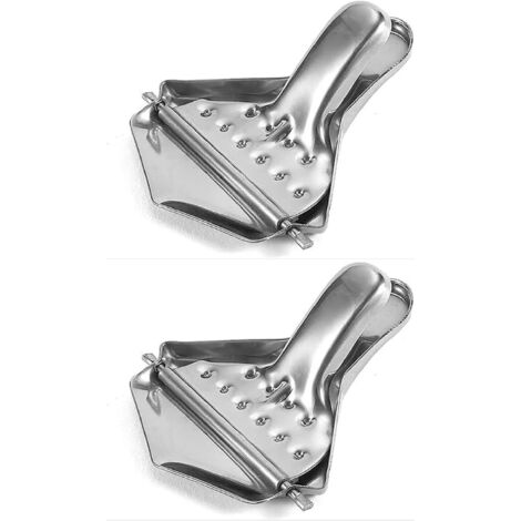 Exprimidor de cítricos de acero inoxidable de 2 piezas para cocina, exprimidor de limón, naranja u otras frutas.