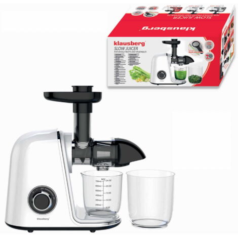 Exprimidor lento 150W para frutas y verduras COLD PRESS KLAUSBERG KB-7869