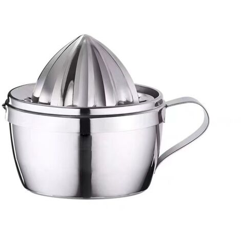 Exprimidor manual de cítricos de acero inoxidable - Para naranjas, limones y pomelos - Apto para lavavajillas
