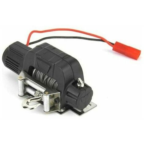 DEWDAT Exquisite Electric Winch CNC Precision Winch Remote Control Red Head Black Winch-
