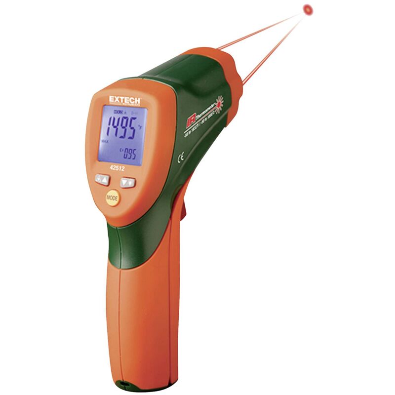 Extech - 42512 Thermomètre infrarouge Optique 30:1 -50 - +1000 °c V668693