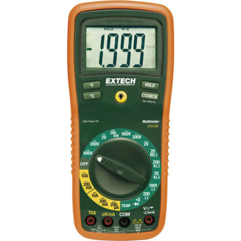 Extech EX410A Hand-Multimeter  digital  CAT III 600 V Anzeige (Counts): 2000