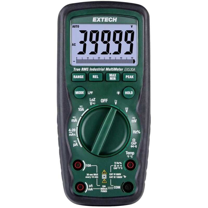 EX530A Multimètre numérique cat iv 600 v Affichage (nombre de points): 50000 Q059733 - Extech