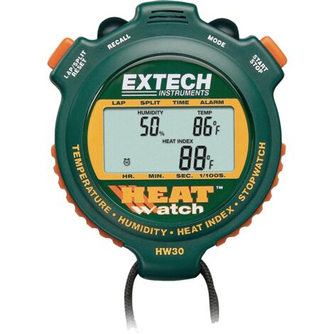 Extech Extech HW30 Chronomètre humidité/température 1 % HR 99 % HR V668363