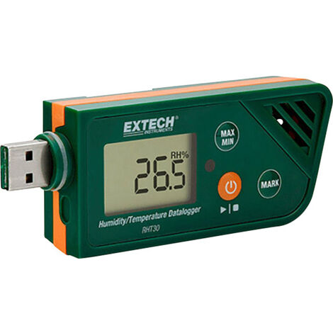 Extech RHT30 RHT30 Multi-Datenlogger  Messgröße Luftfeuchtigkeit, Temperatur -30 bis +70 °C 0.1 bis