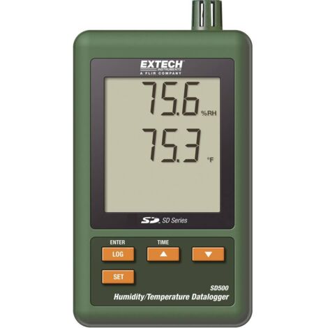 Extech SD500 hygro-thermomètre noir mesure température humidité