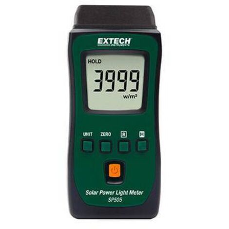 Extech SP505 SP505 Appareil de mesure de l'énergie solaire 0 - 3999 W/m² C400001
