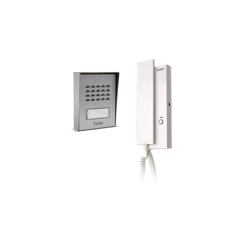 Extel - Interphone 2 fils + 2 commande serrure électrique - wepa 401 LC3 710019 -